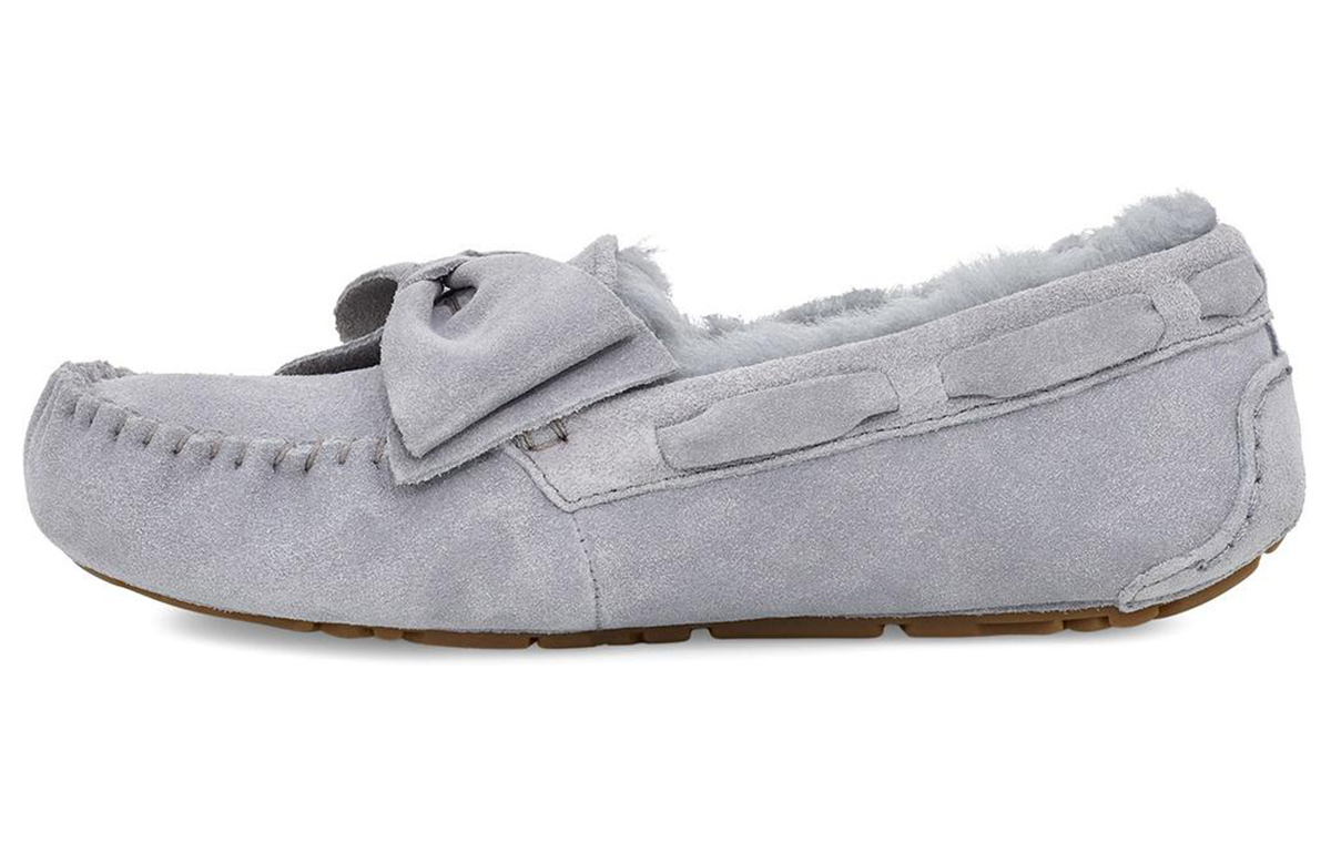 (Women) UGG Dakota Suede Bow Slipper 'Grey Geyser' 1106552-GYS