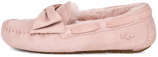 (Women) UGG Dakota Suede Bow Slipper 'Pink Crystal' 1106552-PCRY (Women) UGG Dakota Suede Bow Slipper 'Pink Crystal' 1106552-PCRY