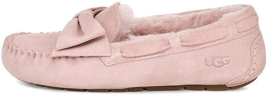 (Women) UGG Dakota Suede Bow Slipper 'Pink Crystal' 1106552-PCRY (Women) UGG Dakota Suede Bow Slipper 'Pink Crystal' 1106552-PCRY