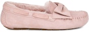 Order (W) UGG Dakota Suede Bow Selipar 'Kristal Merah Jambu' 1106552-PCRY