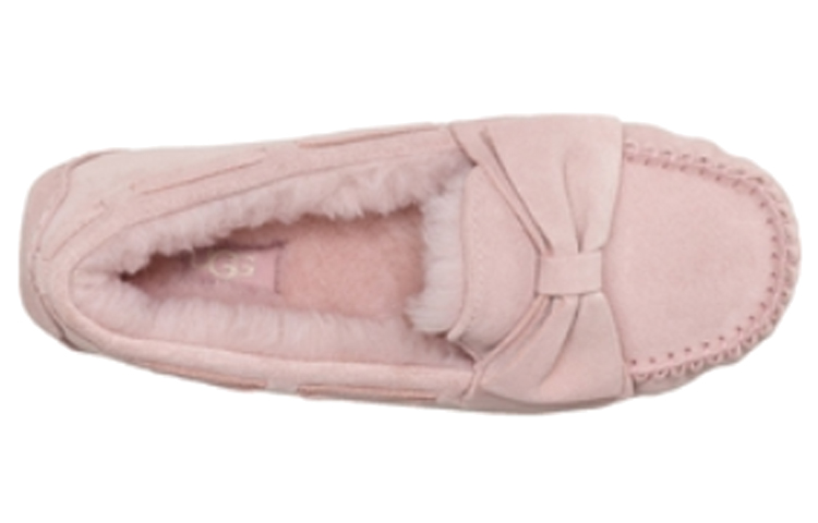 Shop (W) UGG Dakota Suede Bow Selipar 'Kristal Merah Jambu' 1106552-PCRY