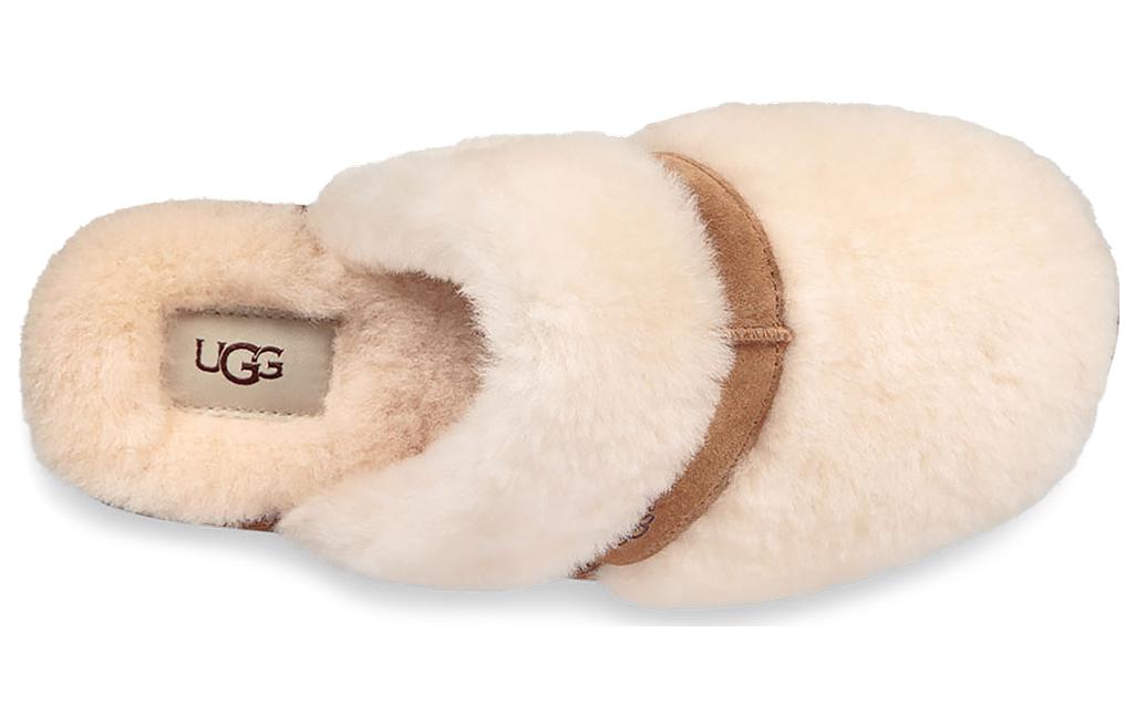 Lookbook (W) UGG カジュアル快適スライド (ナチュラルホワイト) 1017549-NAT