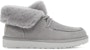 (W) UGG Diara Retro Bertali Fleece Kelabu Muda 1113090-LGRY