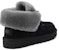 (W) UGG Diara Lacing Fleece Berbulu Hitam 1113090-BLK