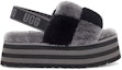 Order (W) UGG Disco Checker Slide 'Hitam Kelabu' 1113490-BDGRY