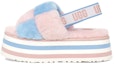 Buy (W) UGG Disco Checker Slide Tapak Tebal Merah Jambu Biru 1113490-PSTR