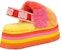 (W) Sandal Tapak Tebal UGG Disco Checker Slide Kuning 1113490-PRYW