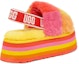 Shop (W) Sandal Tapak Tebal UGG Disco Checker Slide Kuning 1113490-PRYW