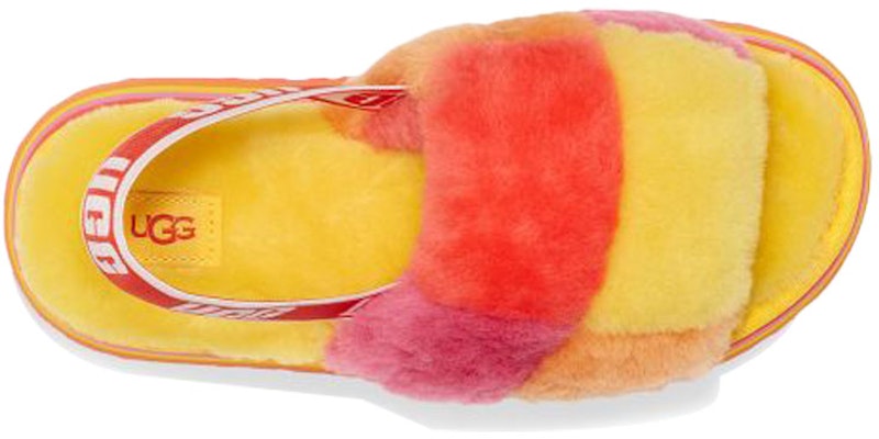 (W) UGGディスコチェッカー厚底スライドサンダル (イエロー) 1113490-PRYW Purchase (W) UGGディスコチェッカー厚底スライドサンダル (イエロー) 1113490-PRYW