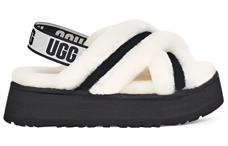 Order (W) UGG Disco 'Zapatillas Cómodas de Piel de Oveja - Blanco' 1121550-WHT