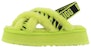 (W) UGG Disco Cross Slide 'Animalia Green' - Selipar Fesyen Hijau Animalia 1128213-KLM