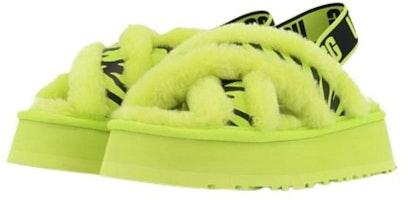 (W) UGG Disco Cross Slide 'Animalia Green' - Selipar Fesyen Hijau Animalia 1128213-KLM Lookbook (W) UGG Disco Cross Slide 'Animalia Green' - Selipar Fesyen Hijau Animalia 1128213-KLM