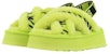 (W) UGG Disco Cross Slide 'Animalia Green' - Selipar Fesyen Hijau Animalia 1128213-KLM
