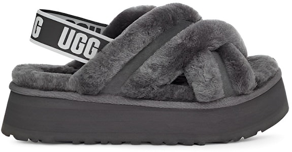(W) UGG Disco 拖鞋 '灰色' 1121550-CHRC Order (W) UGG Disco 拖鞋 '灰色' 1121550-CHRC