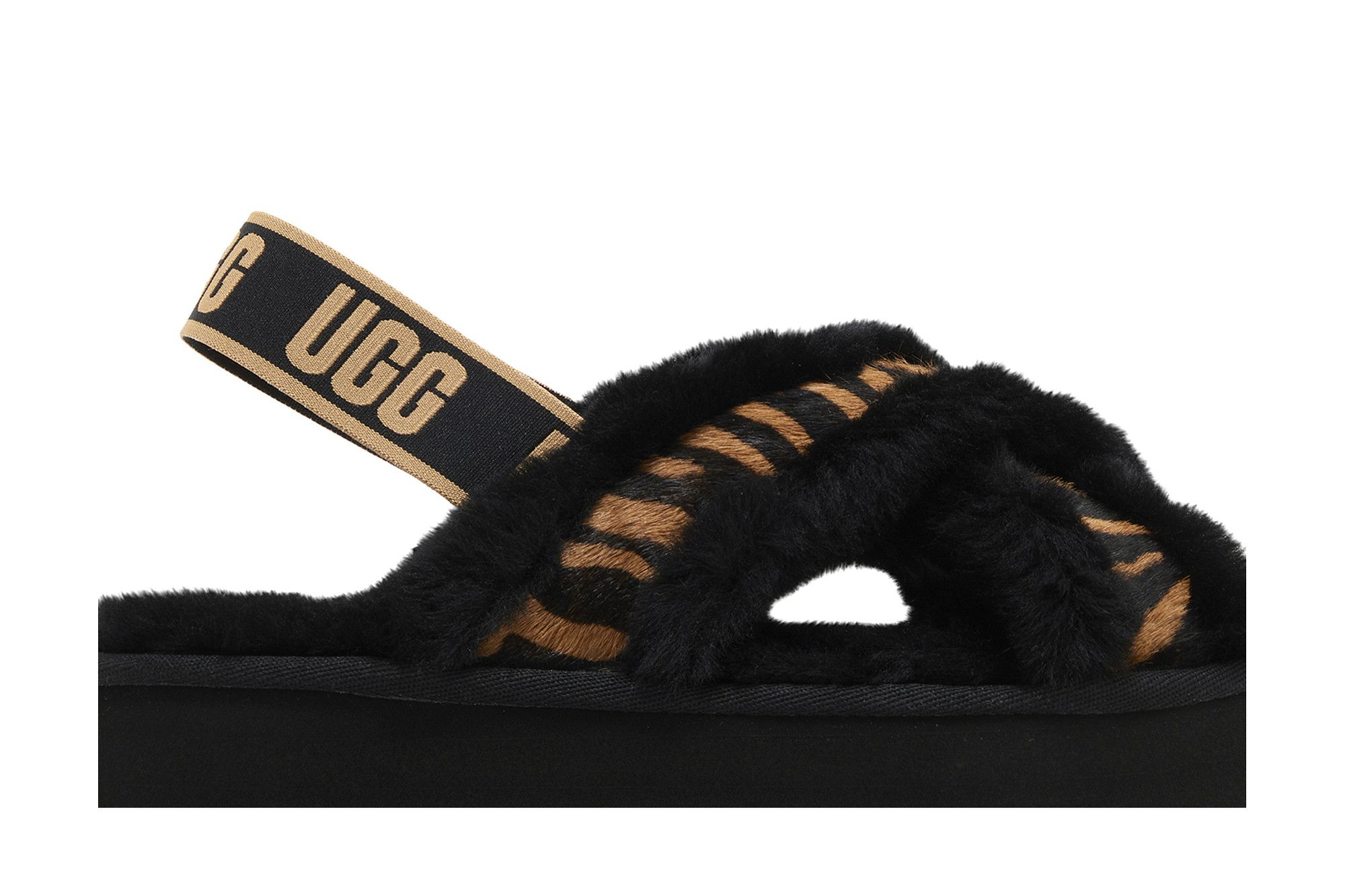 Lookbook (W) UGG 디스코 크로스 슬라이드 '호랑이 프린트' 1127072-LBTT