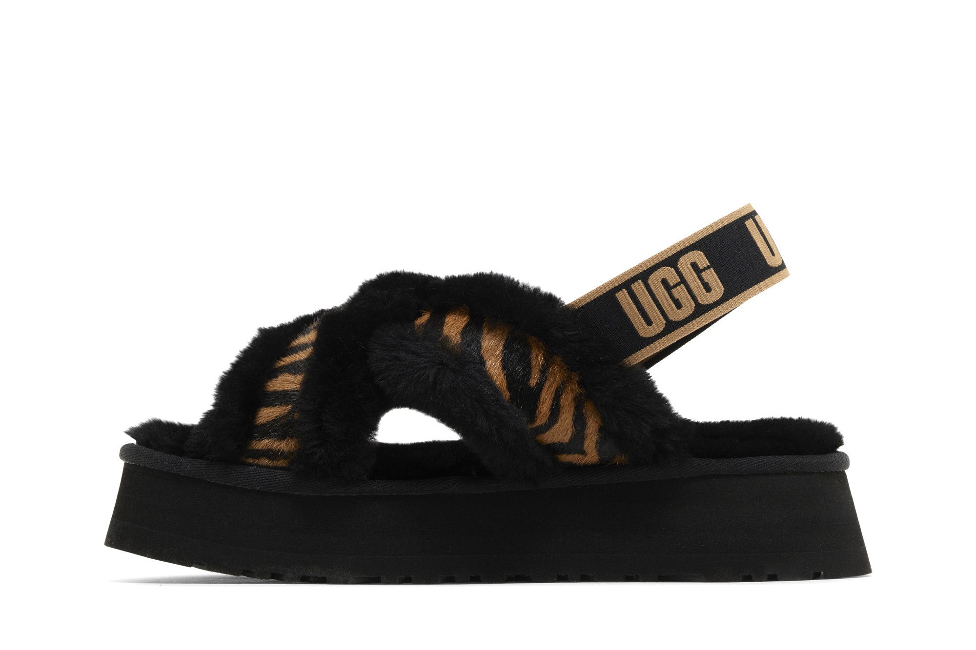 Shop (W) UGG 디스코 크로스 슬라이드 '호랑이 프린트' 1127072-LBTT