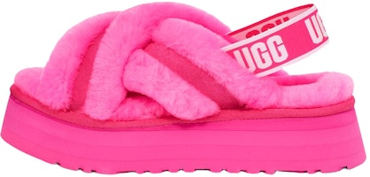 (Women) UGG Disco Cross Slide Taffy 'Pink' 1121550-TYPN (Women) UGG Disco Cross Slide Taffy 'Pink' 1121550-TYPN