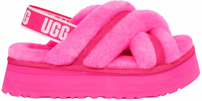Order UGG DISCO 羊毛一體 簡約舒適 拖鞋 女款 粉紅色