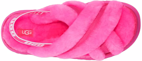 Shop UGG DISCO 羊毛一體 簡約舒適 拖鞋 女款 粉紅色