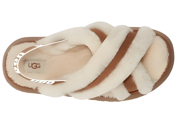 Lookbook (W) UGG 肩带厚底凉拖鞋 '栗色' 1121550-CHE