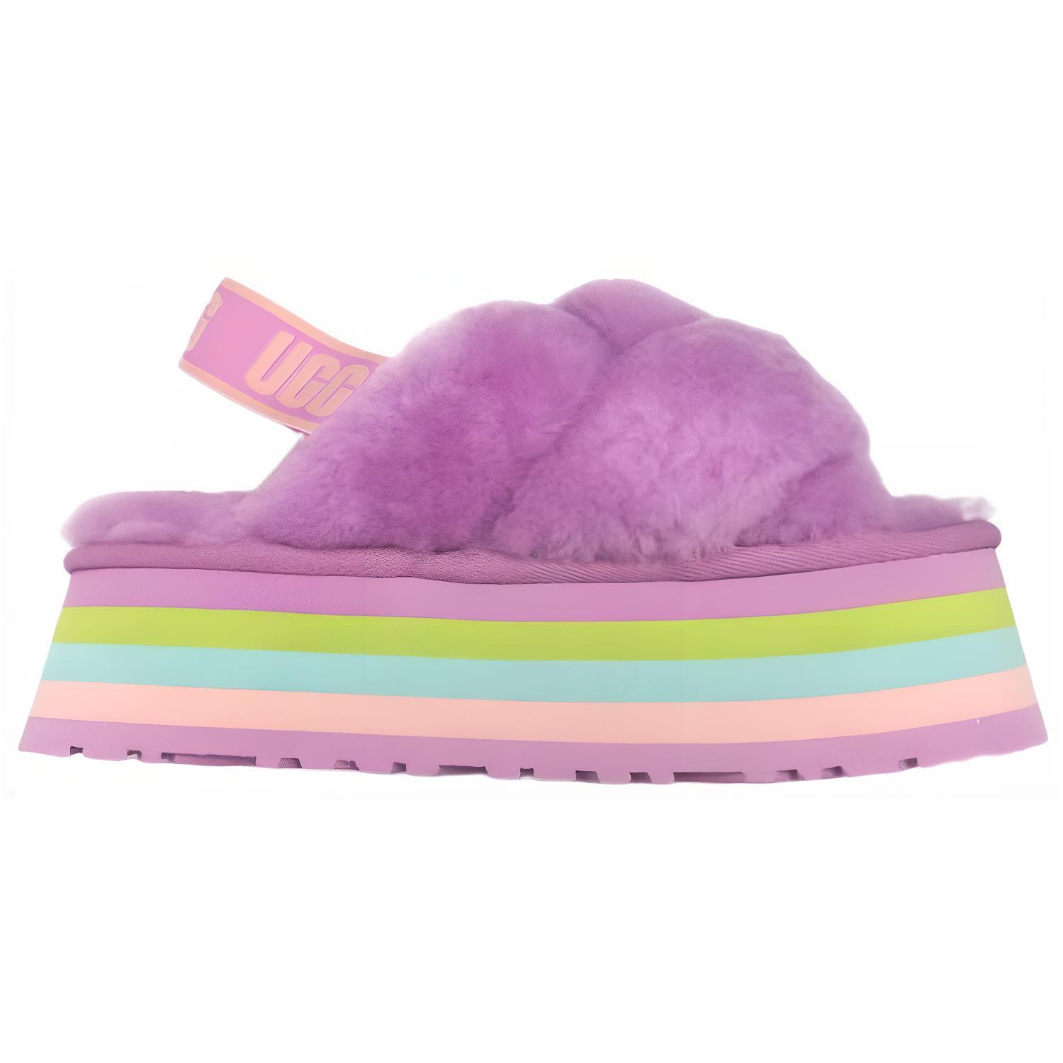 Order (W) UGG Disco Knot Slide ''Pink Lavender'' Dames Slippers 1126383-WDF