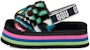(W) UGG Disco Slide 'Checks' Selipar Corak 1130877-BLKM