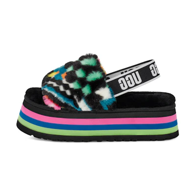 (W) UGG Disco Slide 'Checks'