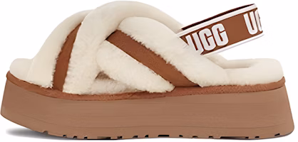 (Women) UGG Disco Cross Slides 'Chestnut' 1121550-CHE (Women) UGG Disco Cross Slides 'Chestnut' 1121550-CHE