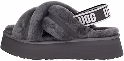 (Women) UGG Disco Slide 'Grey' 1121550-CHRC (Women) UGG Disco Slide 'Grey' 1121550-CHRC