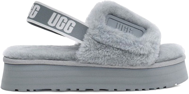 (W) UGG Disco Slide Sandal Tebal Kasual Abu-Abu 1112258-AFG Order (W) UGG Disco Slide Sandal Tebal Kasual Abu-Abu 1112258-AFG