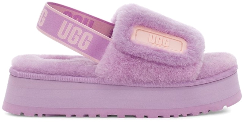 UGG 迪斯可滑鞋 厚底拖鞋 女式 馬鞭草色 Order UGG 迪斯可滑鞋 厚底拖鞋 女式 馬鞭草色