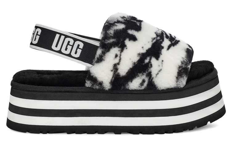 Order (W) UGG Disco Slide ''Marmer Zwart'' 1122032-BLK