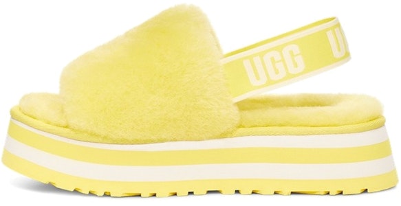 (W) Zapatillas UGG Disco Slide Suela Gruesa Amarillas. 1112258-MRT Buy (W) Zapatillas UGG Disco Slide Suela Gruesa Amarillas. 1112258-MRT