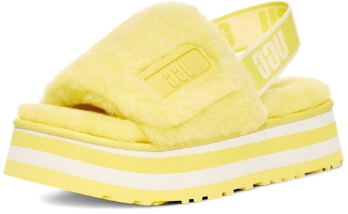 (W) Zapatillas UGG Disco Slide Suela Gruesa Amarillas. 1112258-MRT Lookbook (W) Zapatillas UGG Disco Slide Suela Gruesa Amarillas. 1112258-MRT