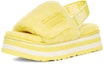 Lookbook (W) UGG Selipar Disco Tapak Tebal Kuning 1112258-MRT
