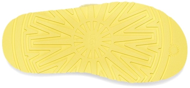 (W) Zapatillas UGG Disco Slide Suela Gruesa Amarillas. 1112258-MRT Details for (W) Zapatillas UGG Disco Slide Suela Gruesa Amarillas. 1112258-MRT