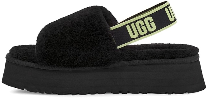 (Women) UGG Disco Slide Lightweight Cozy Thick Sole Sandals Black 1112258-BPLL Buy (Women) UGG Disco Slide Lightweight Cozy Thick Sole Sandals Black 1112258-BPLL