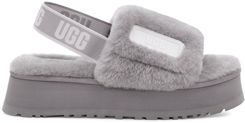 (W) UGG Discoスライド 厚底軽量 グレー/パープル 1112258-SAMT Order (W) UGG Discoスライド 厚底軽量 グレー/パープル 1112258-SAMT