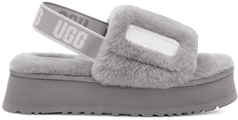 (W) UGG Disco Slide Ringan Selesa Tapak Tebal Kelabu Ungu Warna Blok 1112258-SAMT Order (W) UGG Disco Slide Ringan Selesa Tapak Tebal Kelabu Ungu Warna Blok 1112258-SAMT