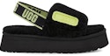 Order (W) UGG Disco Slide Sandal Hitam Ringan & Selesa dengan Tapak Tebal 1112258-BPLL