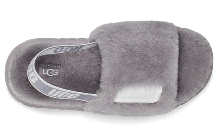Shop (W) UGG Disco Slide Ringan Selesa Tapak Tebal Kelabu Ungu Warna Blok 1112258-SAMT