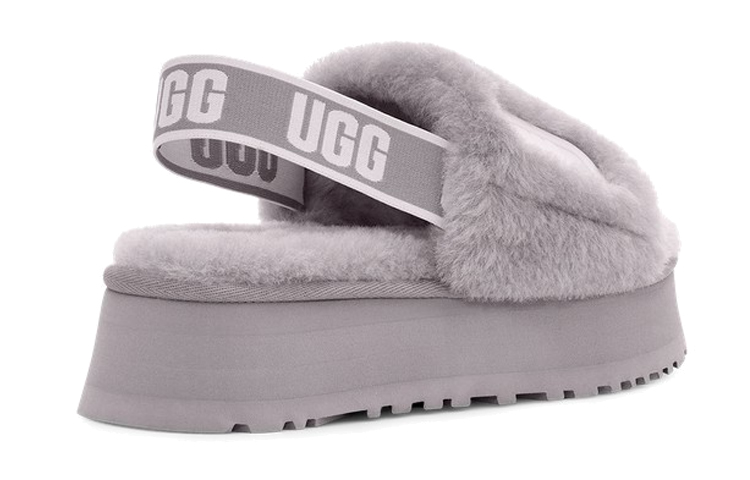 Purchase (W) UGG Disco Slide Ringan Selesa Tapak Tebal Kelabu Ungu Warna Blok 1112258-SAMT