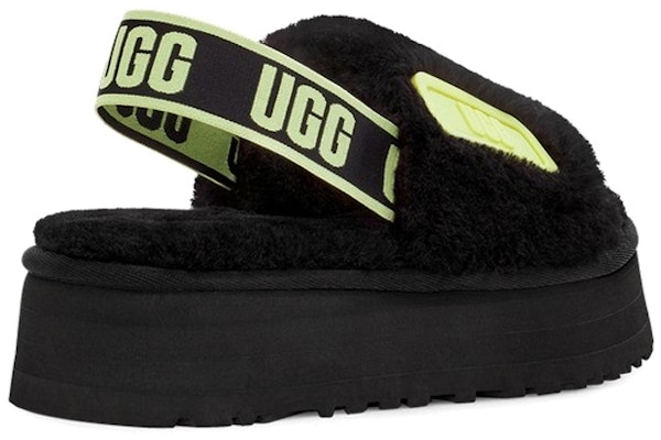 (Women) UGG Disco Slide Lightweight Cozy Thick Sole Sandals Black 1112258-BPLL Purchase (Women) UGG Disco Slide Lightweight Cozy Thick Sole Sandals Black 1112258-BPLL