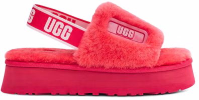 Order UGG DISCO 羊皮毛一體 簡約休閒 時尚涼拖 女款 木槿粉