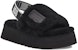 (W) Selipar UGG Disco Slide Tapak Tebal Hitam 1112258-BLK