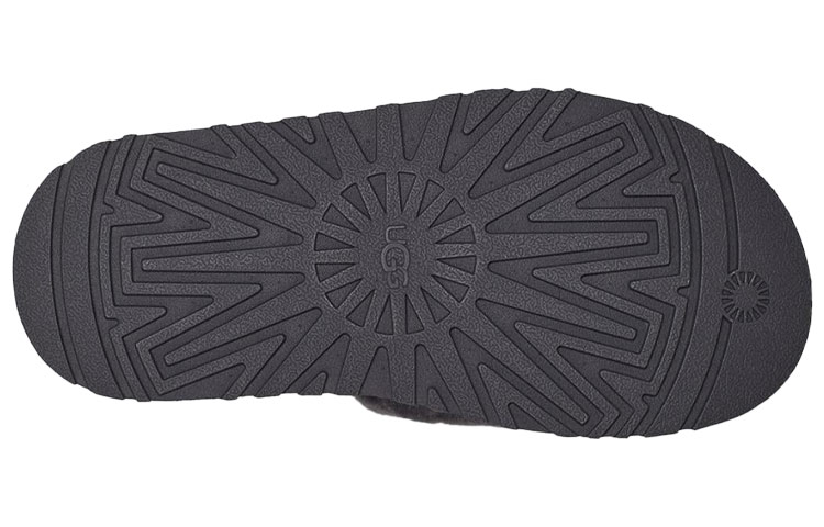 Details for (Women) UGG Disco Slide Thick Sole Gray Slippers 1112258-DGRY