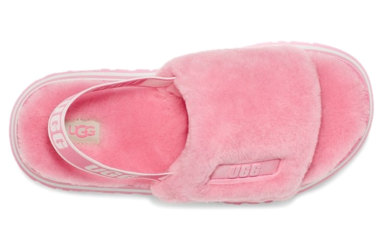 (W) UGG Disco Slide Thick Sole Shoe 'Pink' 圖 4