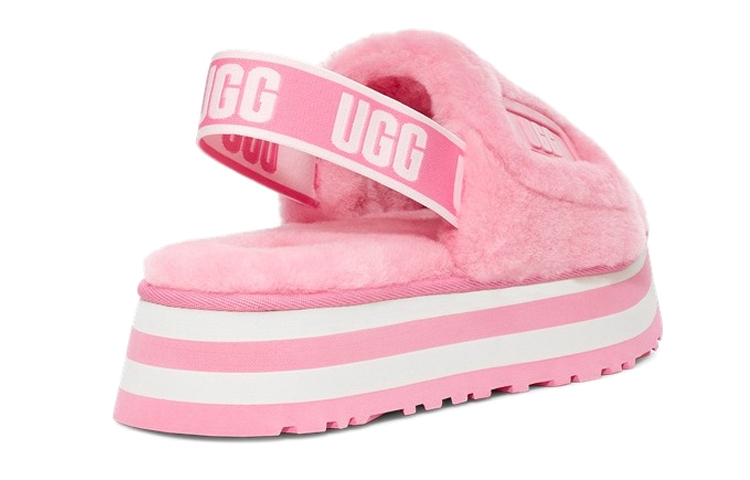 (W) UGG Disco Slide Thick Sole Shoe 'Pink' 圖 5