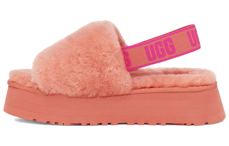 (Women) UGG Disco Slide Thick Sole Slipper Pink 1112258-VCRL