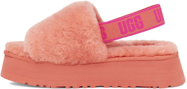 (W) UGG Disco Slide Sandal Sol Tebal Warna Pink 1112258-VCRL Buy (W) UGG Disco Slide Sandal Sol Tebal Warna Pink 1112258-VCRL